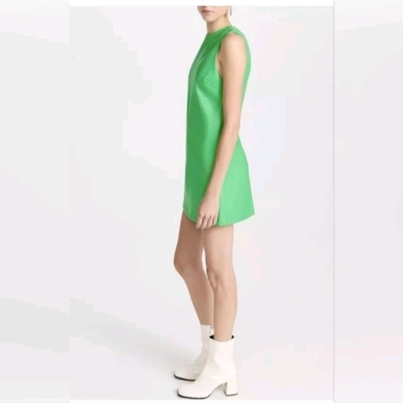 Alice+Olivia Coley faux-leather mini dress Size 0 $398 - Picture 14 of 15